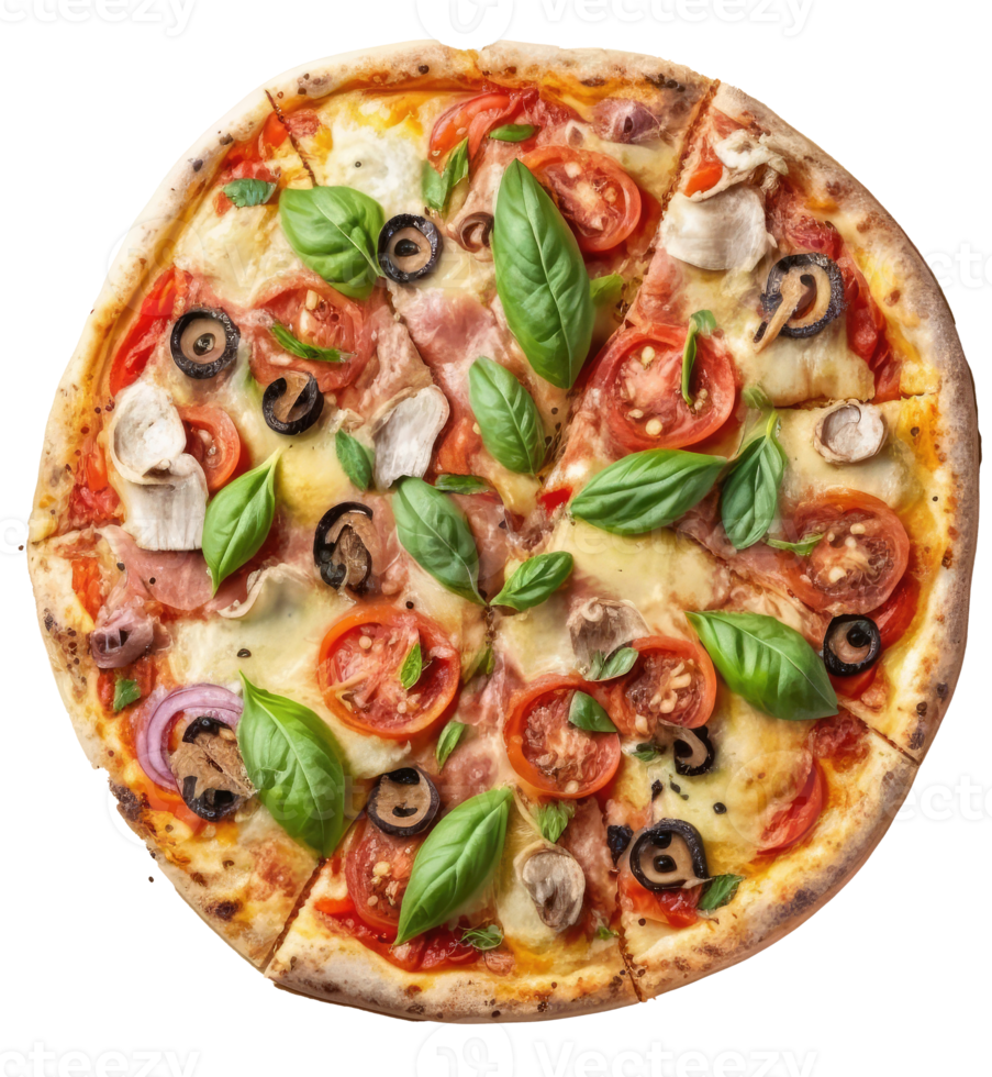 quente italiano pizza Cortar fora png