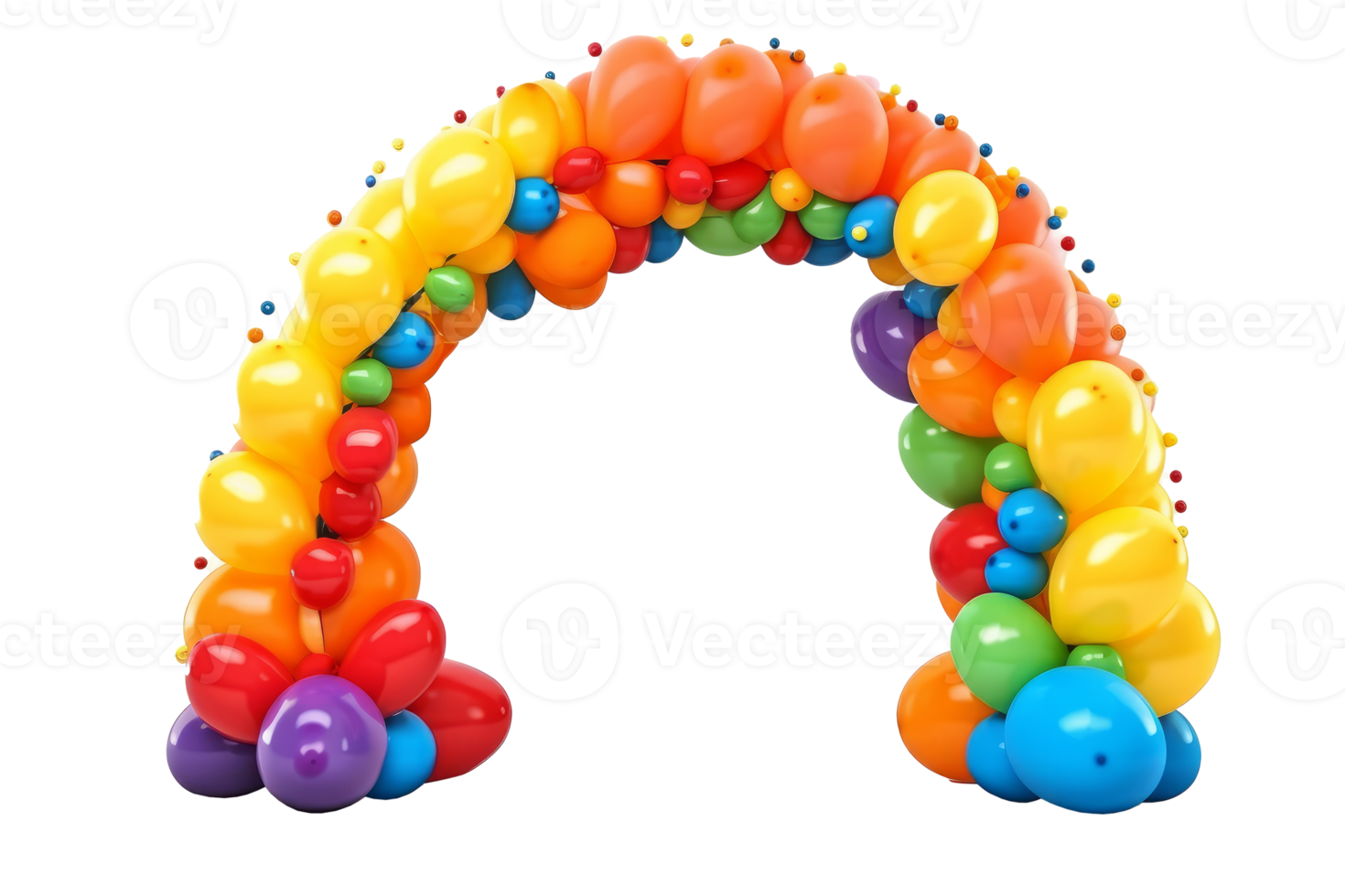 Balloon arch isolated. png