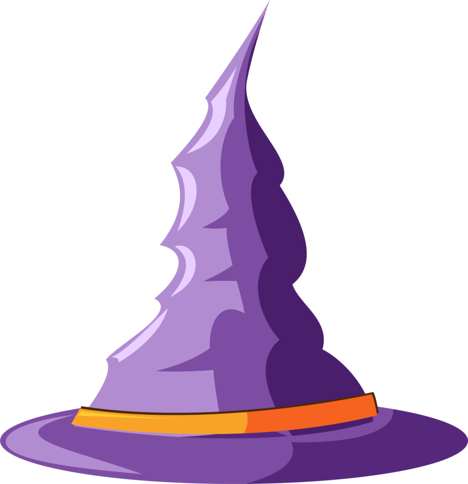 Witch hat png graphic clipart design