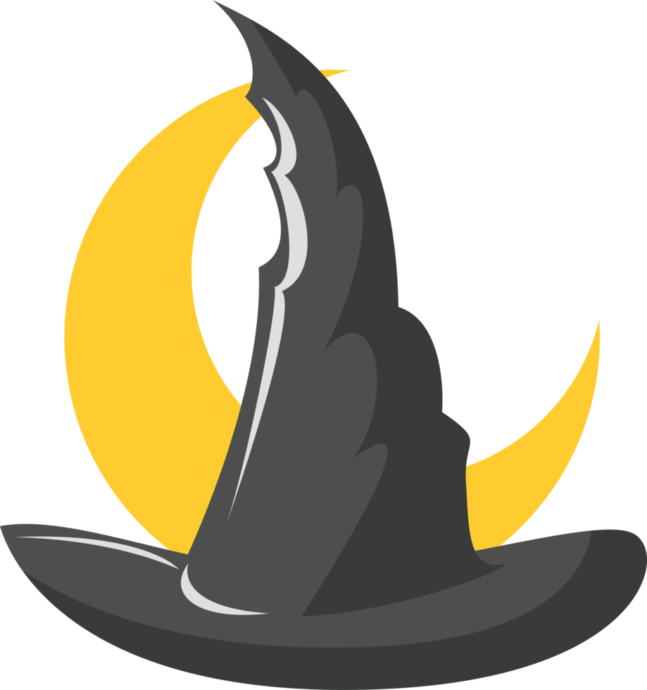 Witch hat png graphic clipart design