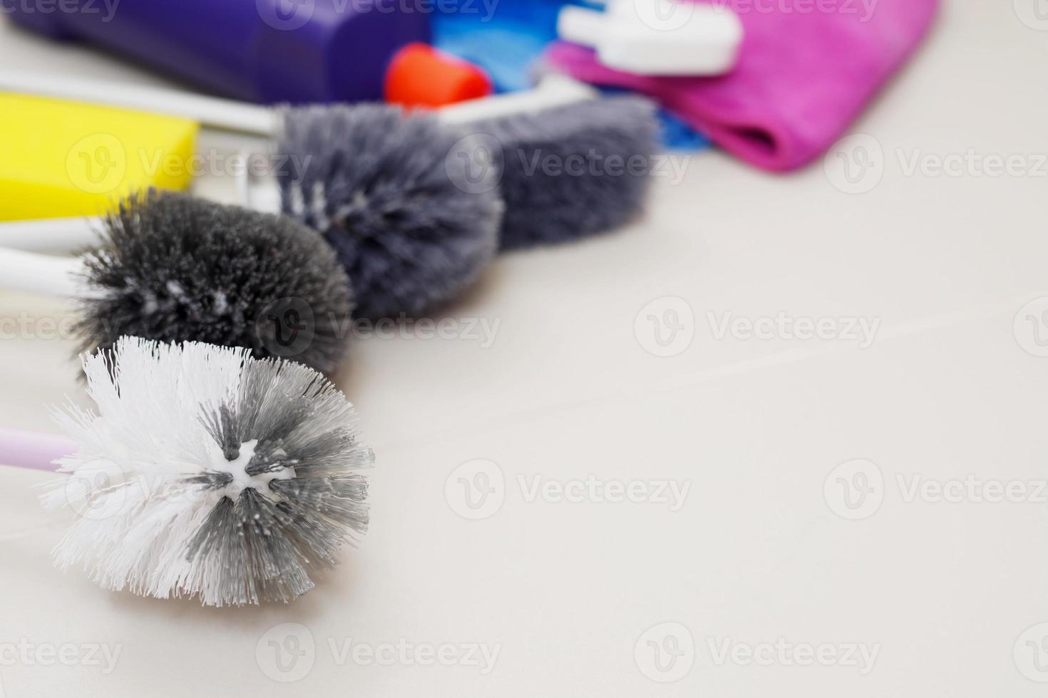 Bathroom cleaners and accessories photo