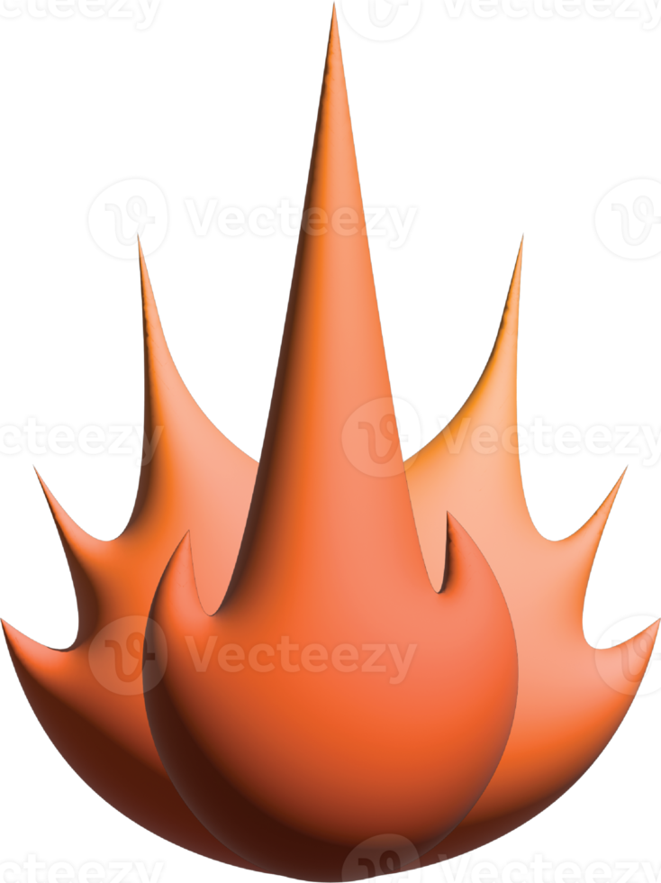 Illustration graphic of fire png