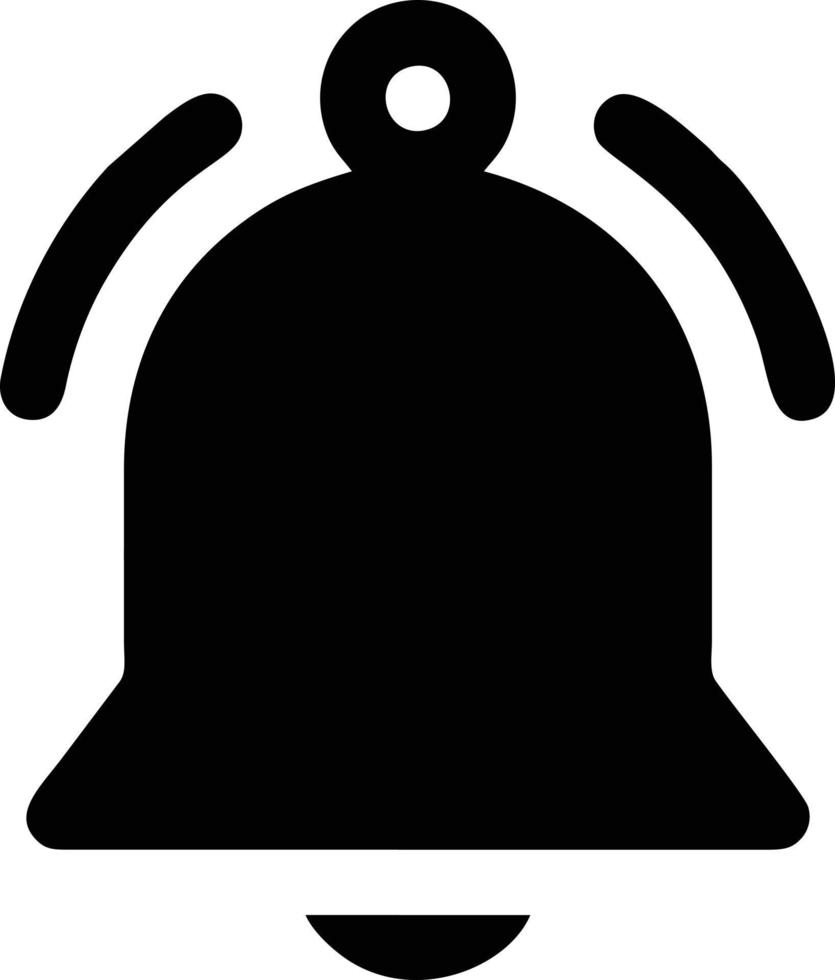Bell notification icon symbol vector image. Illustration of the alarm alert symbol in EPS 10