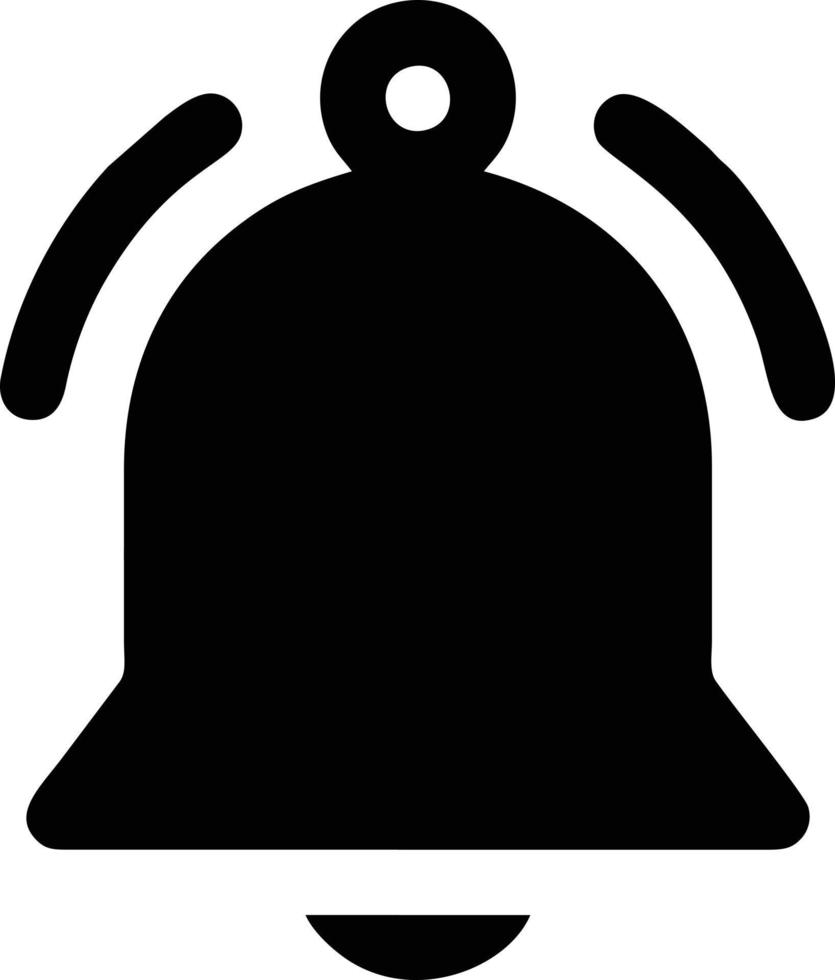 Bell notification icon symbol vector image. Illustration of the alarm alert symbol in EPS 10