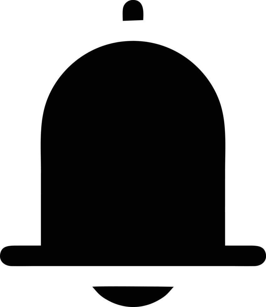 Bell notification icon symbol vector image. Illustration of the alarm alert symbol in EPS 10