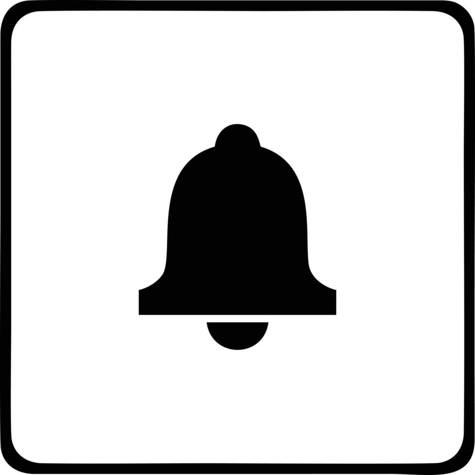 Bell notification icon symbol vector image. Illustration of the alarm alert symbol in EPS 10