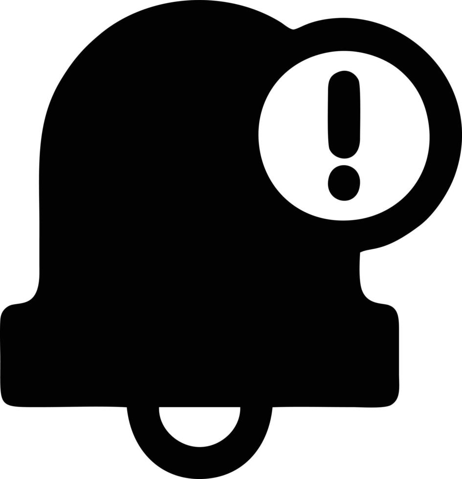 Bell notification icon symbol vector image. Illustration of the alarm alert symbol in EPS 10