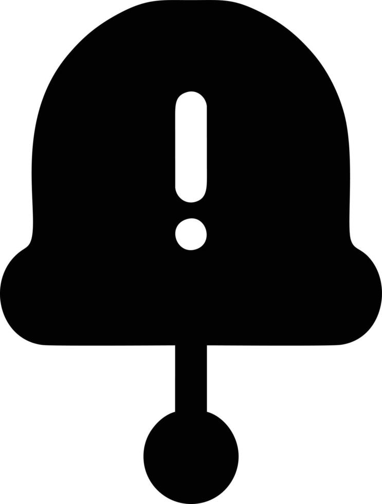 Bell notification icon symbol vector image. Illustration of the alarm alert symbol in EPS 10