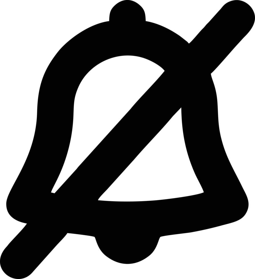 Bell notification icon symbol vector image. Illustration of the alarm alert symbol in EPS 10