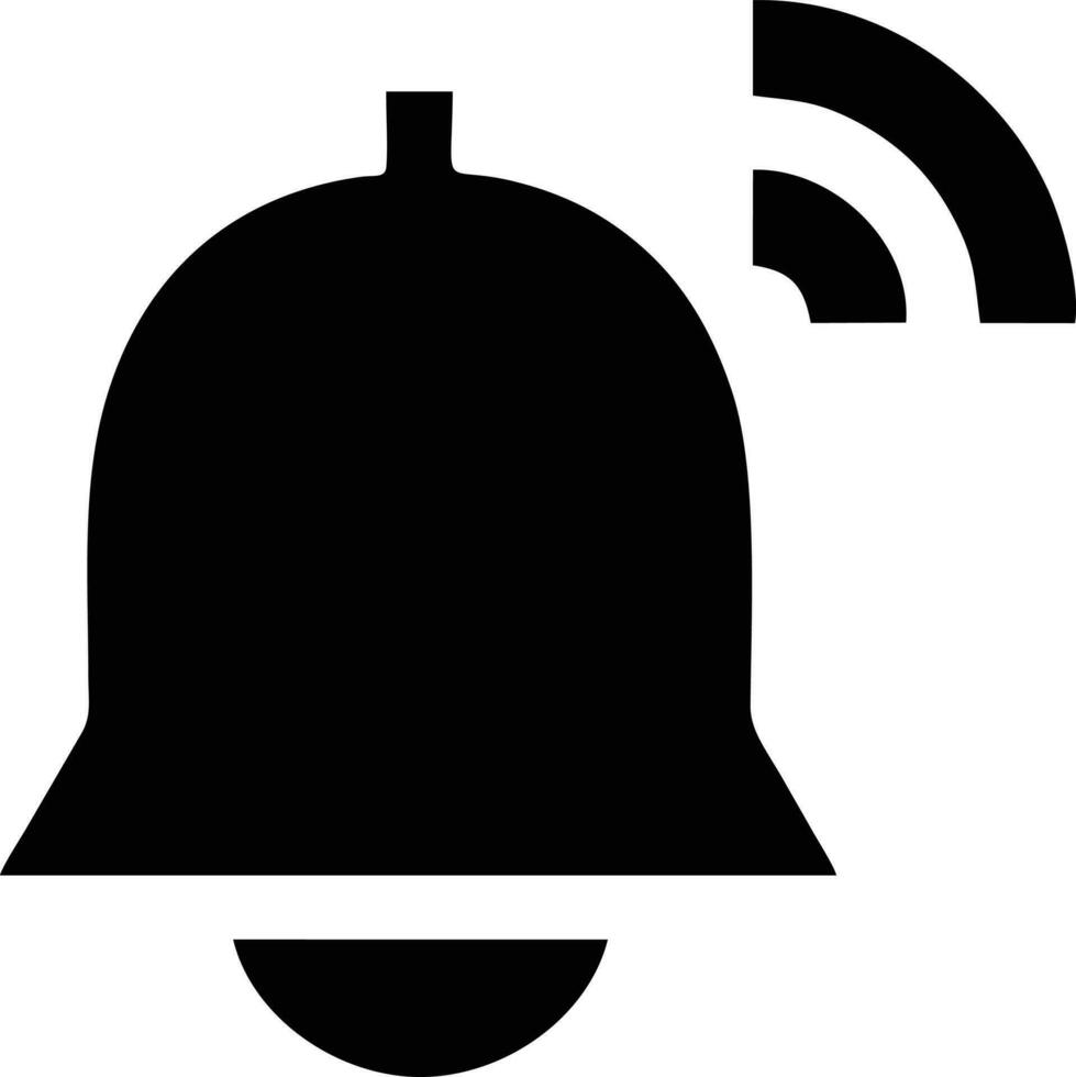 Bell notification icon symbol vector image. Illustration of the alarm alert symbol in EPS 10