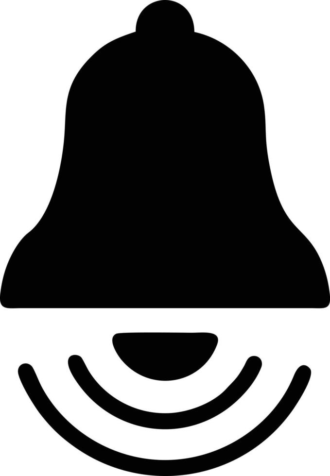 Bell notification icon symbol vector image. Illustration of the alarm alert symbol in EPS 10