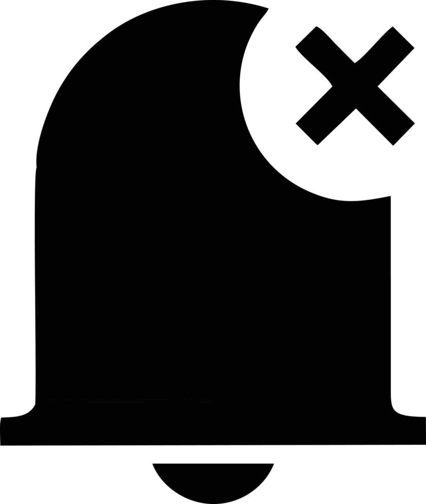 Bell notification icon symbol vector image. Illustration of the alarm alert symbol in EPS 10