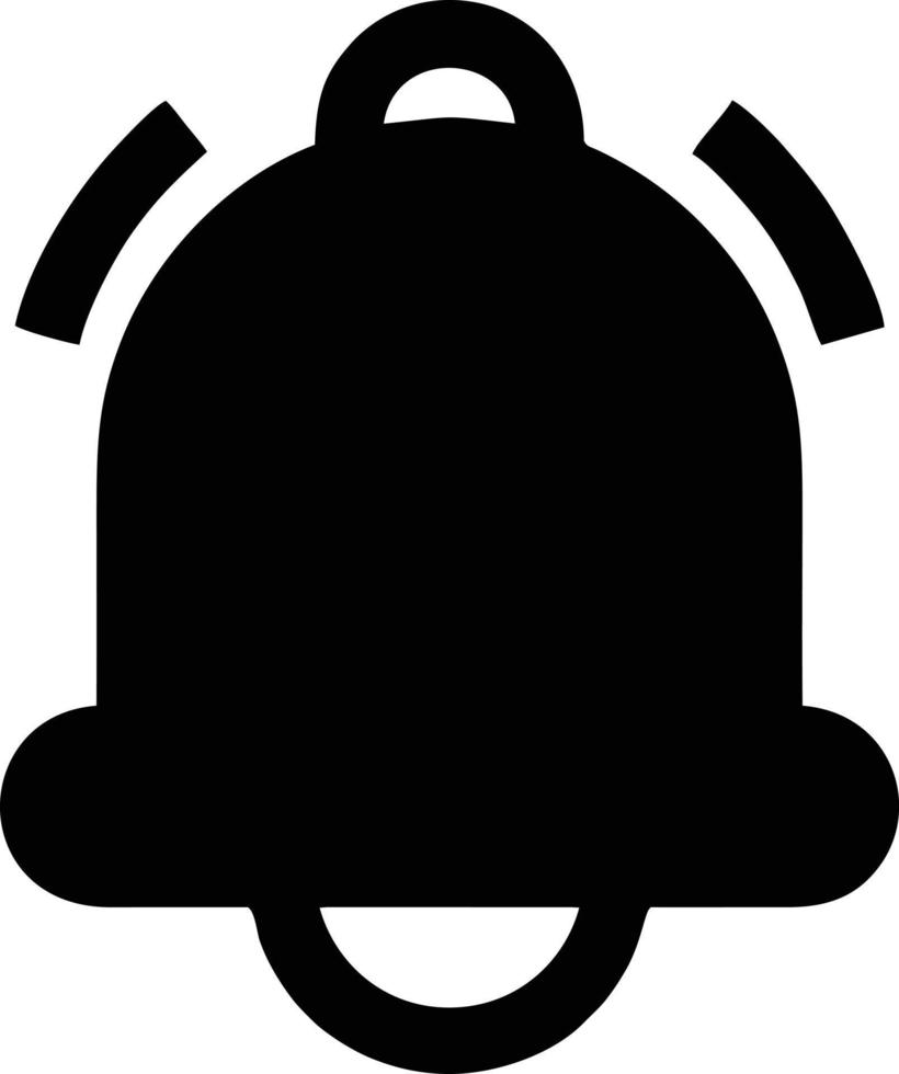 Bell notification icon symbol vector image. Illustration of the alarm alert symbol in EPS 10