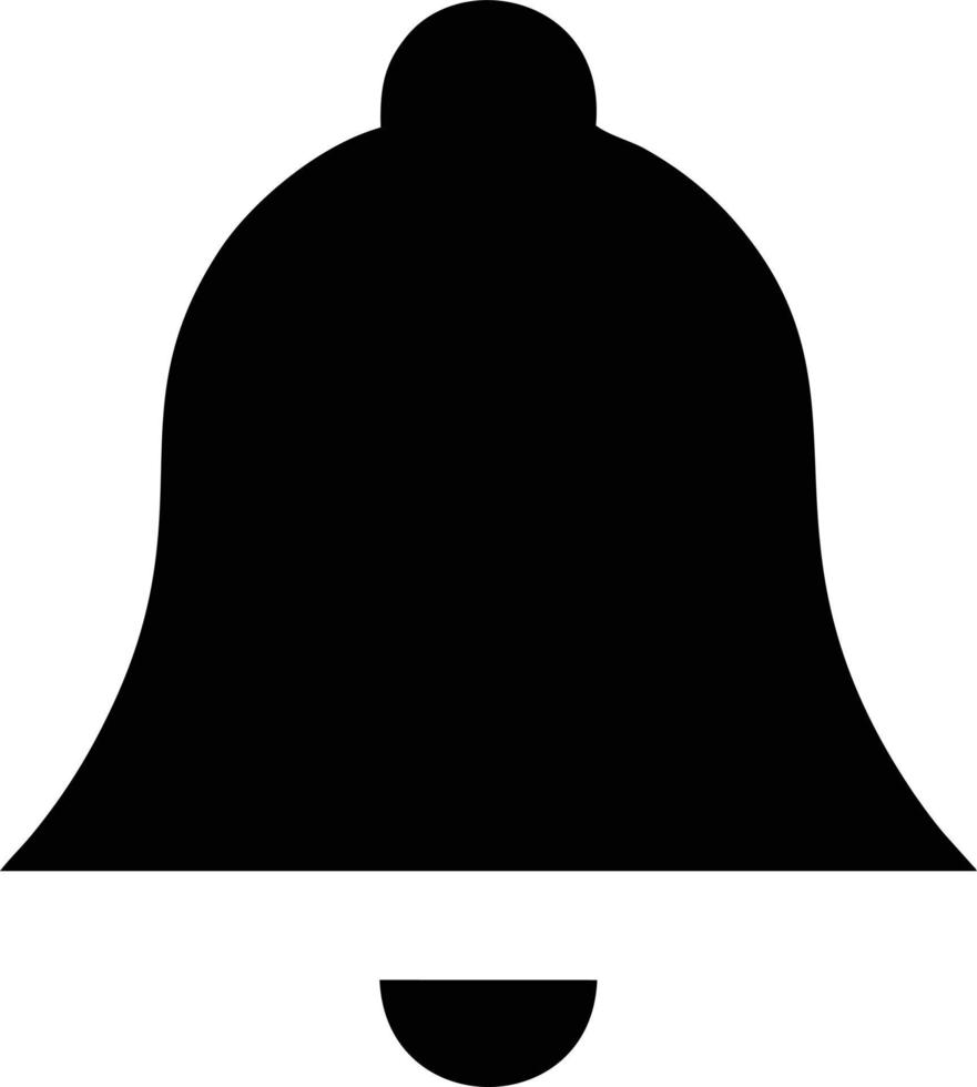 Bell notification icon symbol vector image. Illustration of the alarm alert symbol in EPS 10
