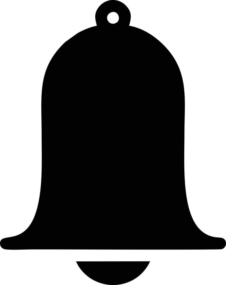 Bell notification icon symbol vector image. Illustration of the alarm alert symbol in EPS 10