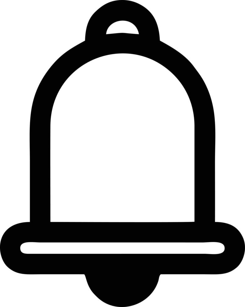 Bell notification icon symbol vector image. Illustration of the alarm alert symbol in EPS 10