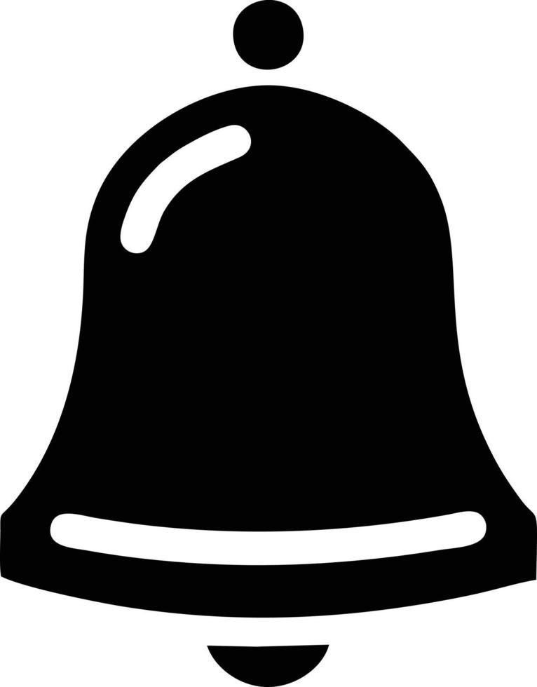 Bell notification icon symbol vector image. Illustration of the alarm alert symbol in EPS 10