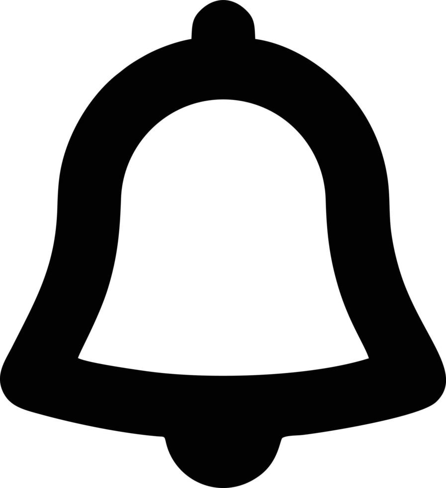 Bell notification icon symbol vector image. Illustration of the alarm alert symbol in EPS 10
