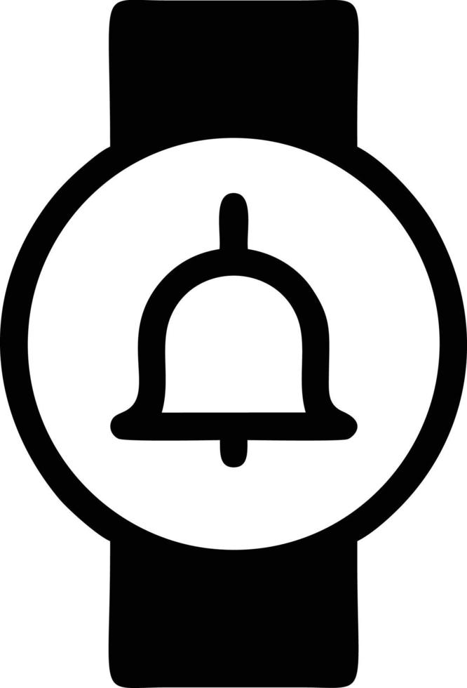 Bell notification icon symbol vector image. Illustration of the alarm alert symbol in EPS 10