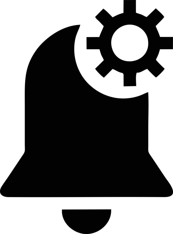 Bell notification icon symbol vector image. Illustration of the alarm alert symbol in EPS 10