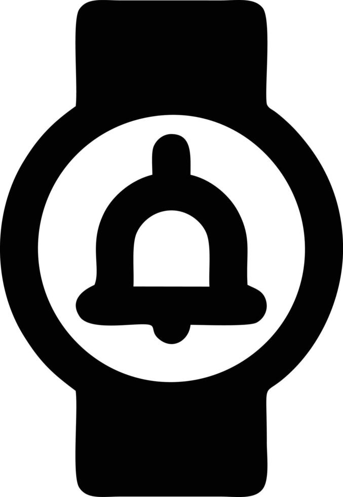 Bell notification icon symbol vector image. Illustration of the alarm alert symbol in EPS 10