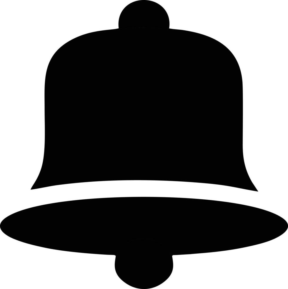 Bell notification icon symbol vector image. Illustration of the alarm alert symbol in EPS 10
