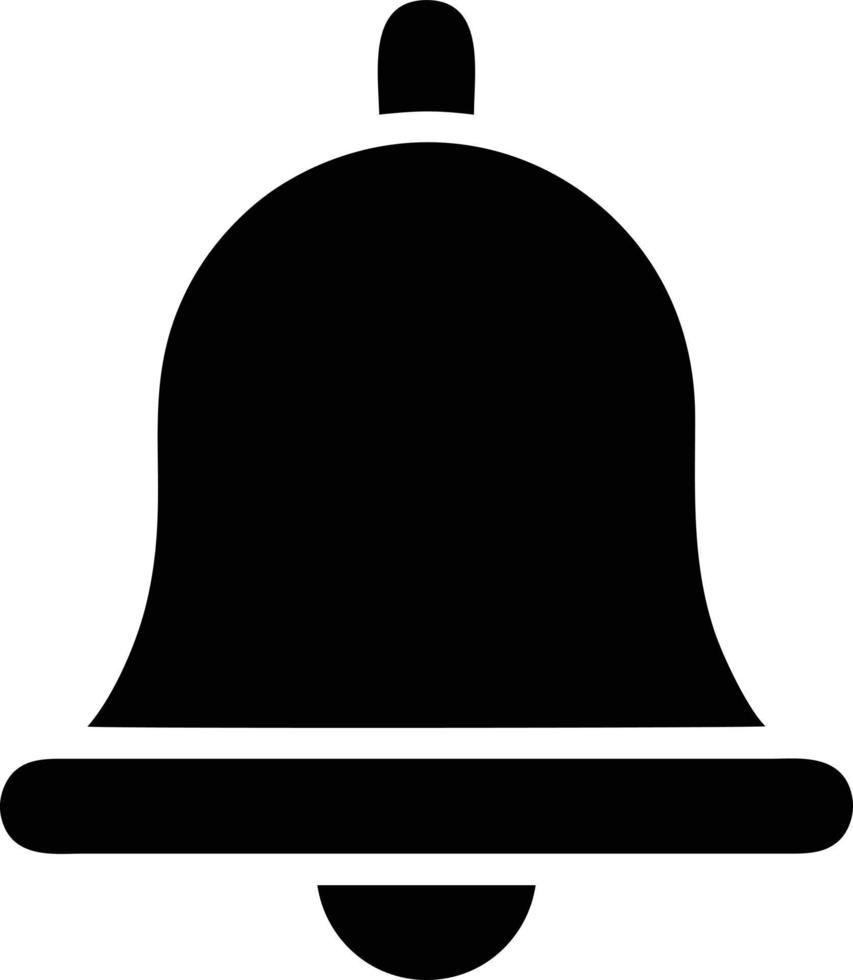 Bell notification icon symbol vector image. Illustration of the alarm alert symbol in EPS 10