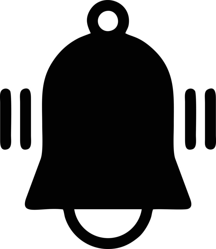 Bell notification icon symbol vector image. Illustration of the alarm alert symbol in EPS 10
