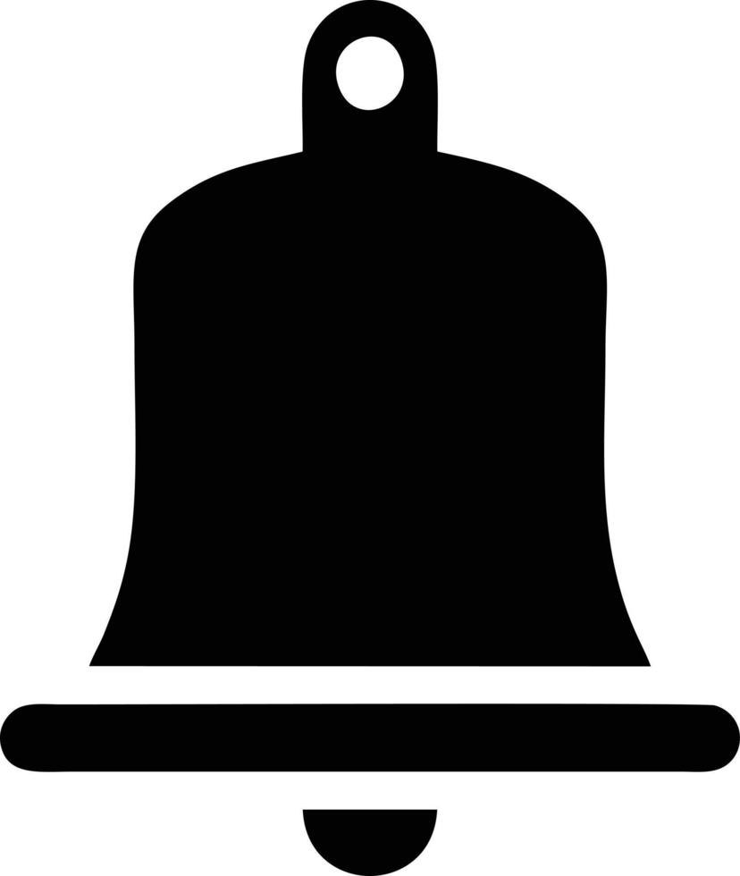 Bell notification icon symbol vector image. Illustration of the alarm alert symbol in EPS 10