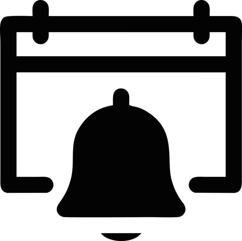 Bell notification icon symbol vector image. Illustration of the alarm alert symbol in EPS 10