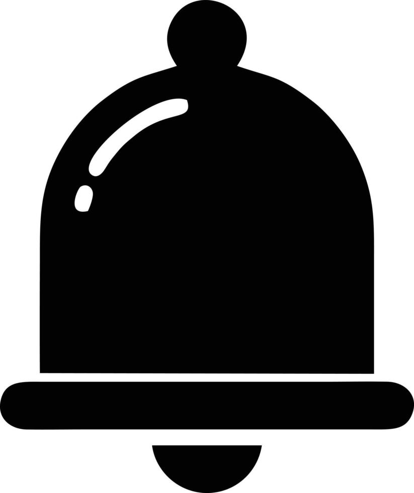 Bell notification icon symbol vector image. Illustration of the alarm alert symbol in EPS 10