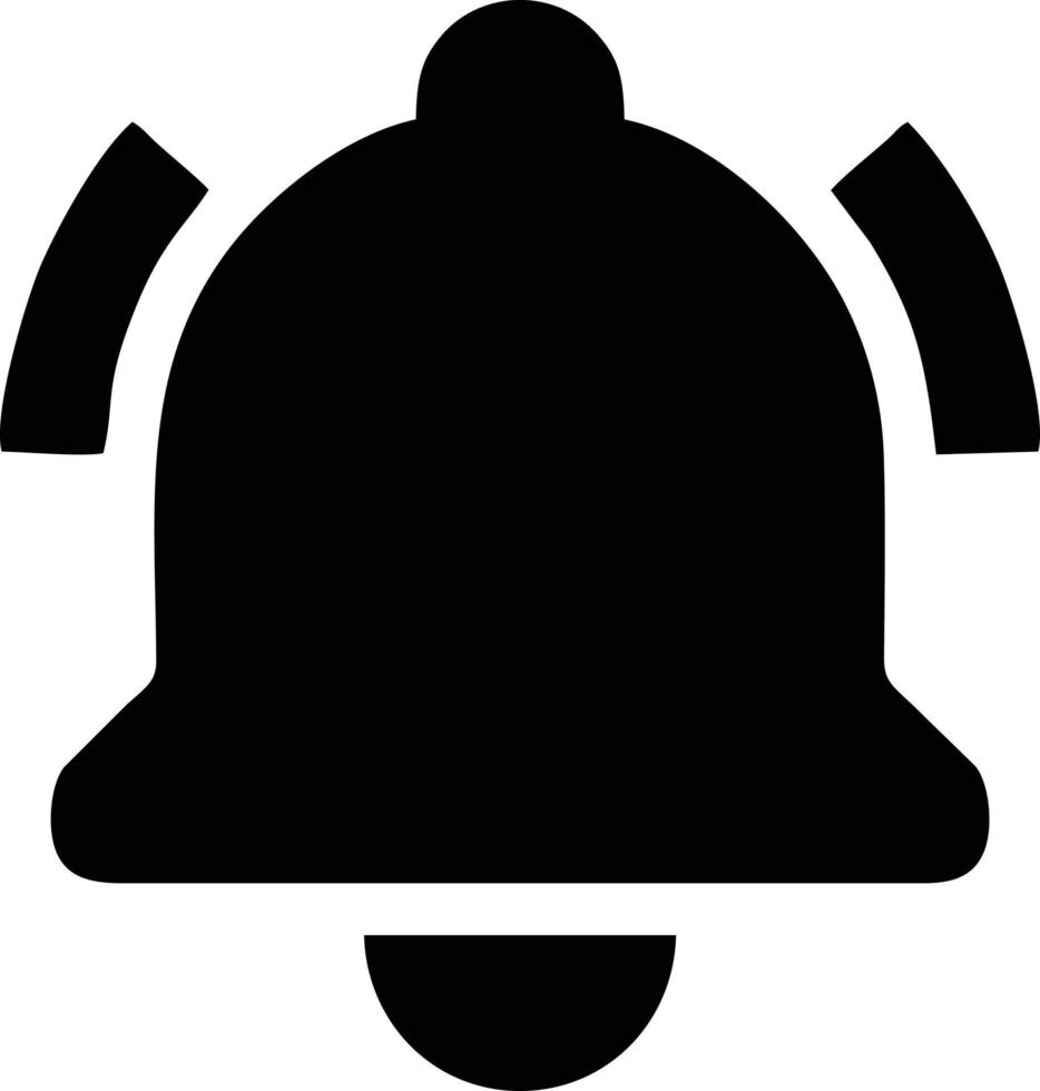 Bell notification icon symbol vector image. Illustration of the alarm alert symbol in EPS 10