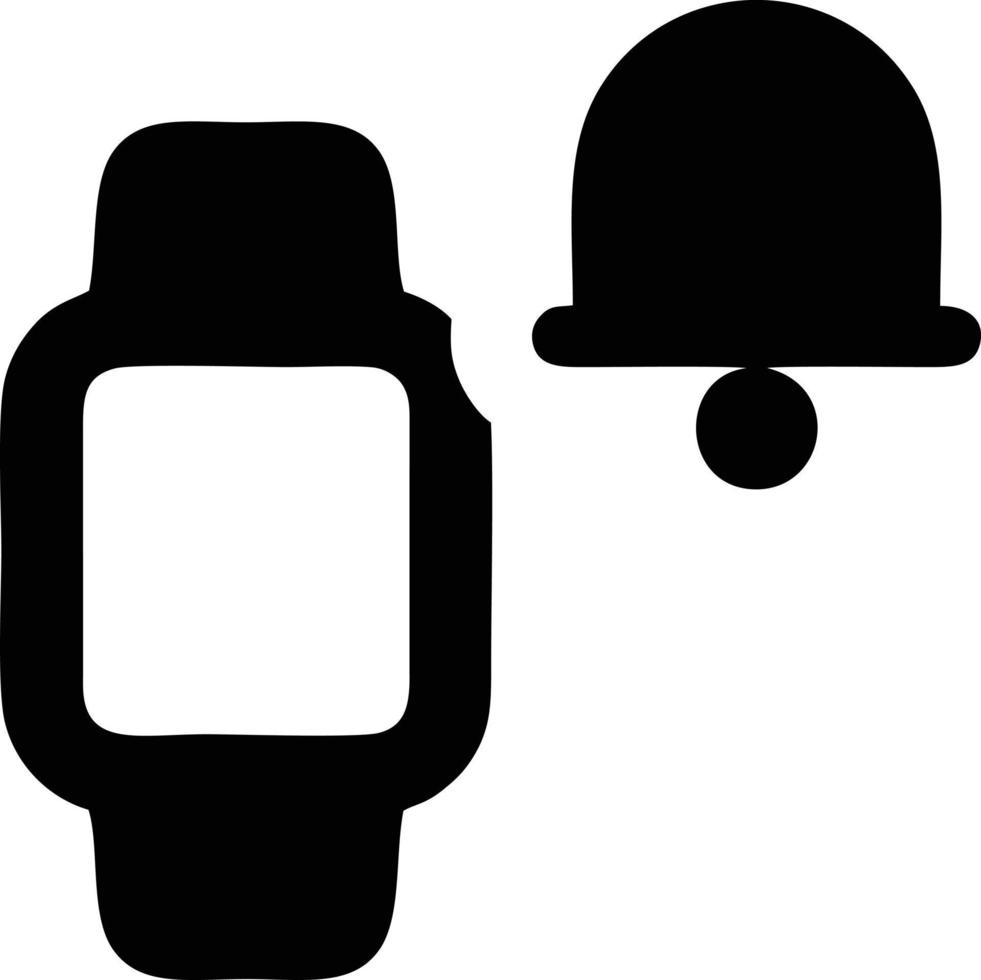 Bell notification icon symbol vector image. Illustration of the alarm alert symbol in EPS 10