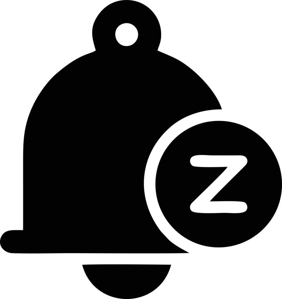 Bell notification icon symbol vector image. Illustration of the alarm alert symbol in EPS 10