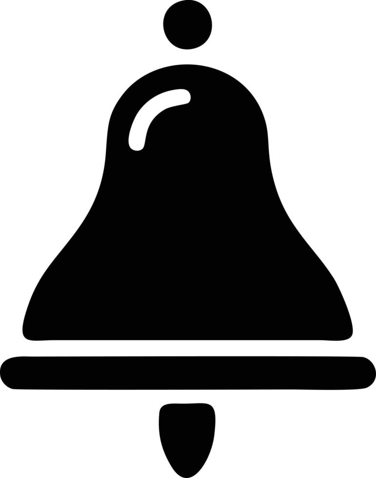 Bell notification icon symbol vector image. Illustration of the alarm alert symbol in EPS 10