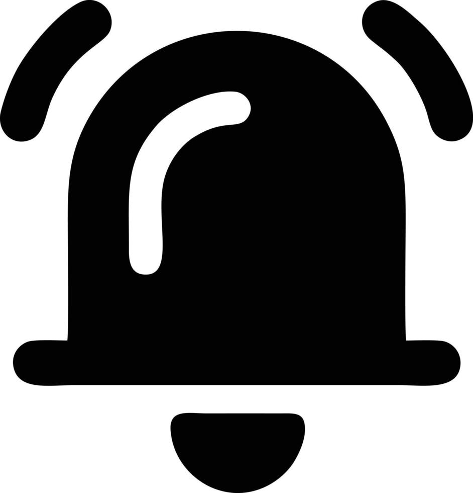 Bell notification icon symbol vector image. Illustration of the alarm alert symbol in EPS 10