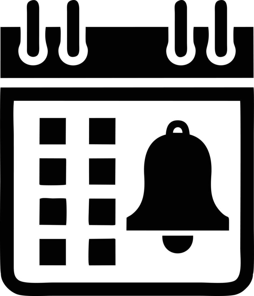 Bell notification icon symbol vector image. Illustration of the alarm alert symbol in EPS 10