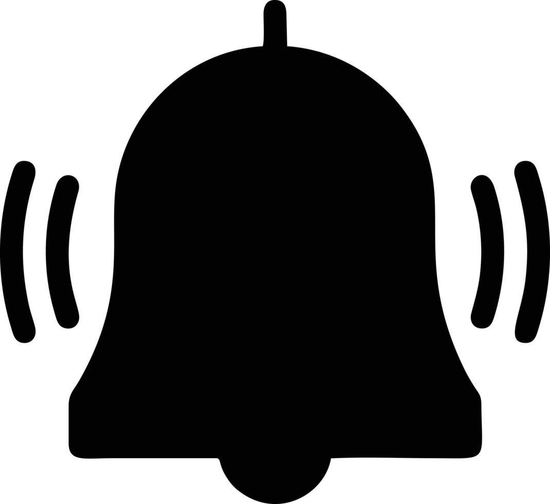 Bell notification icon symbol vector image. Illustration of the alarm alert symbol in EPS 10