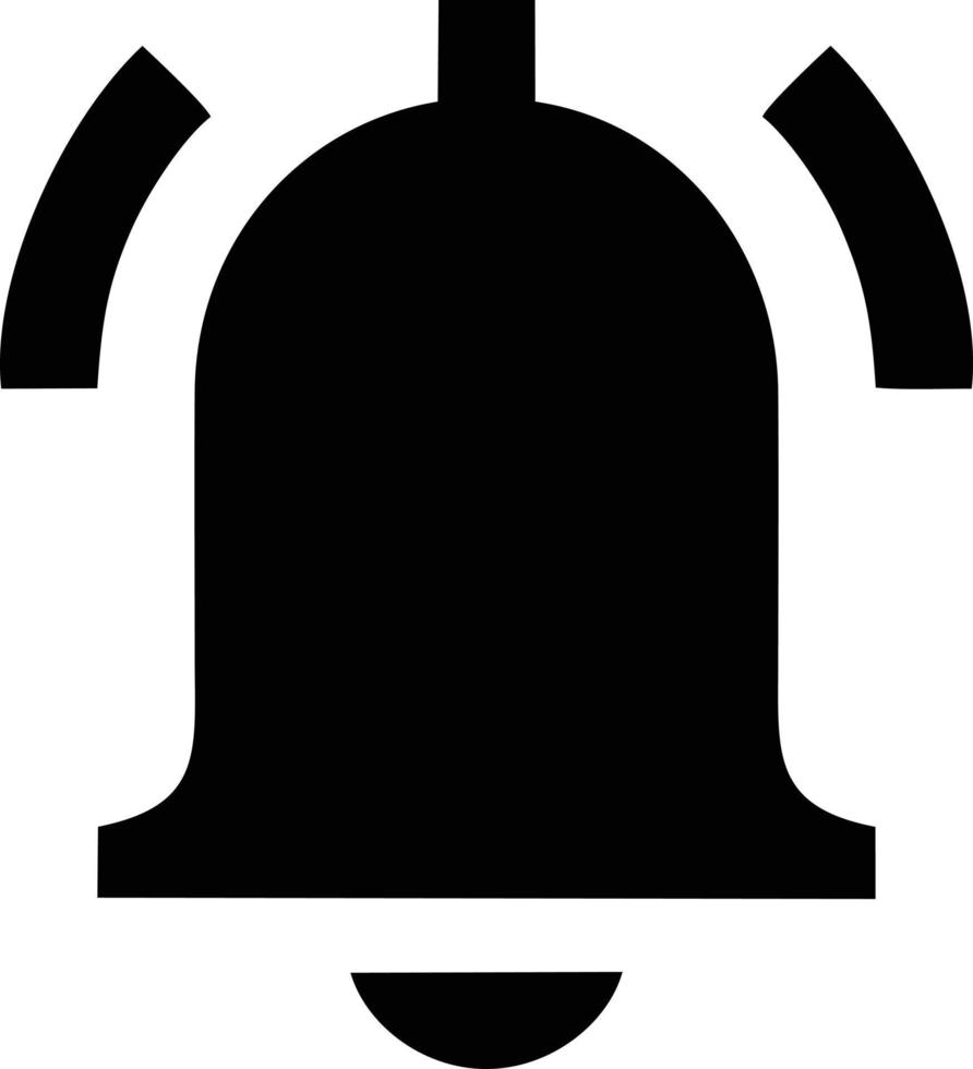 Bell notification icon symbol vector image. Illustration of the alarm alert symbol in EPS 10