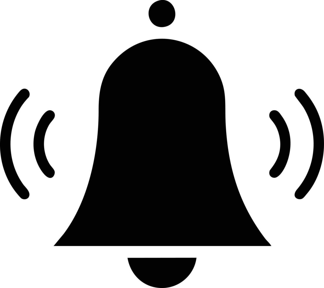 Bell notification icon symbol vector image. Illustration of the alarm alert symbol in EPS 10