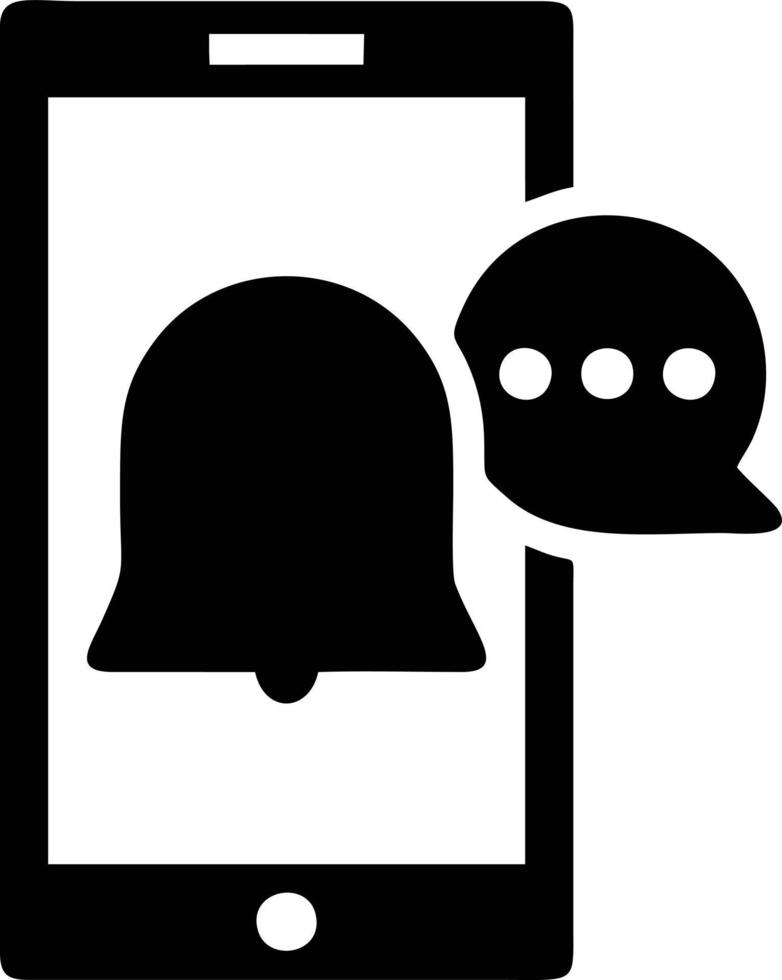 Bell notification icon symbol vector image. Illustration of the alarm alert symbol in EPS 10