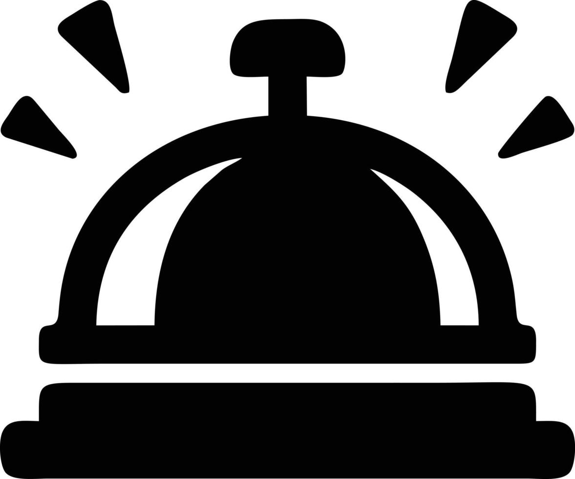 Bell notification icon symbol vector image. Illustration of the alarm alert symbol in EPS 10