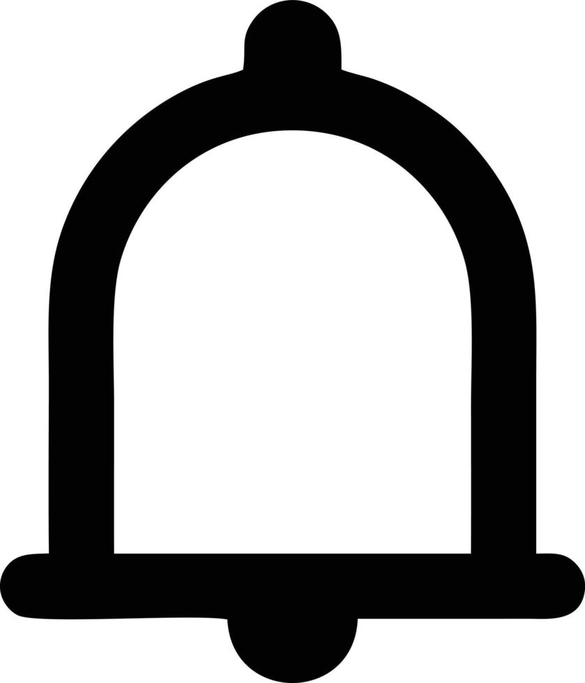 Bell notification icon symbol vector image. Illustration of the alarm alert symbol in EPS 10