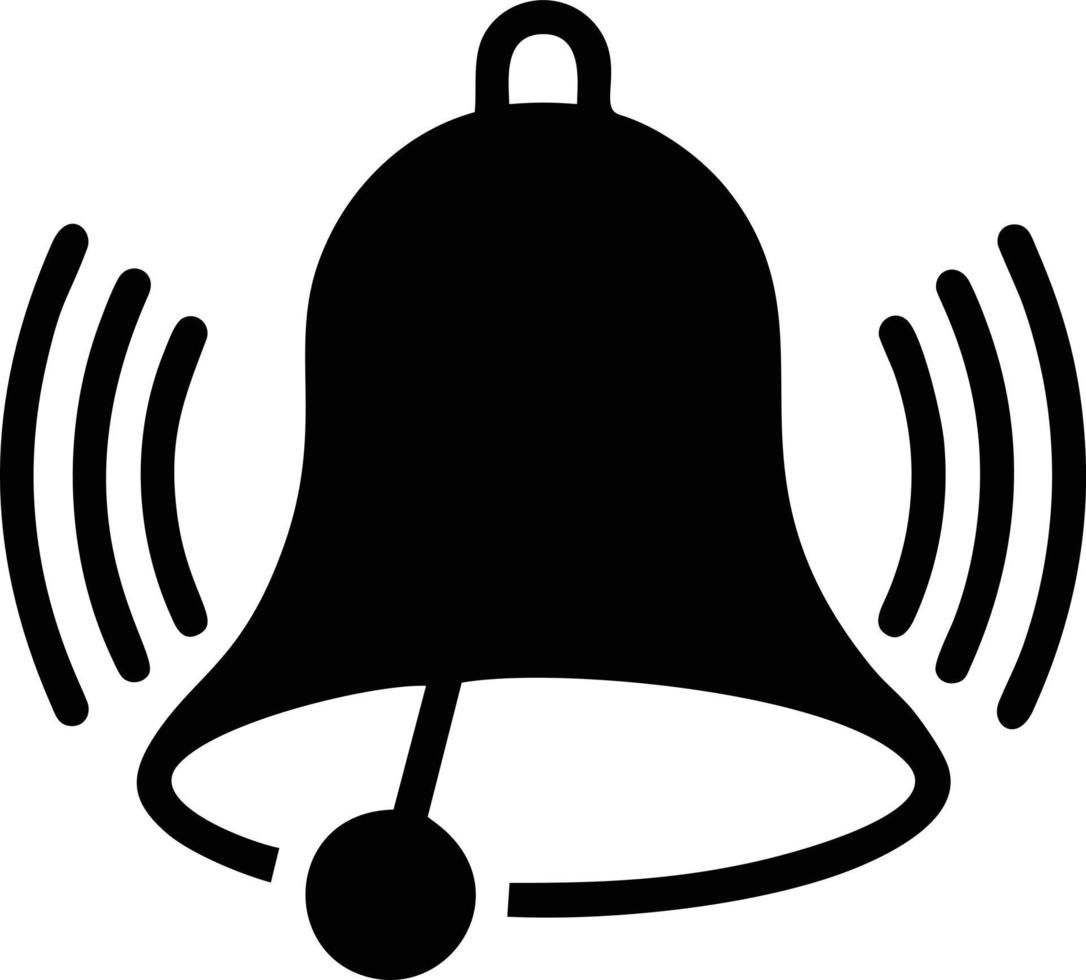 Bell notification icon symbol vector image. Illustration of the alarm alert symbol in EPS 10