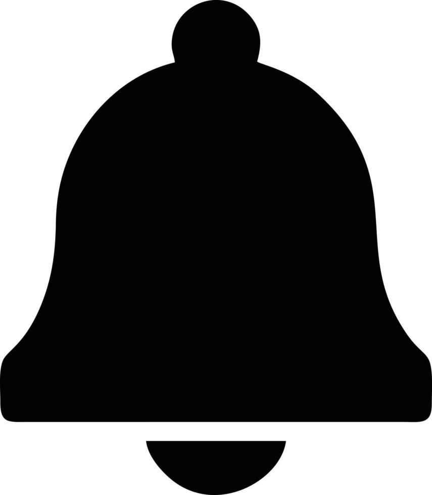 Bell notification icon symbol vector image. Illustration of the alarm alert symbol in EPS 10