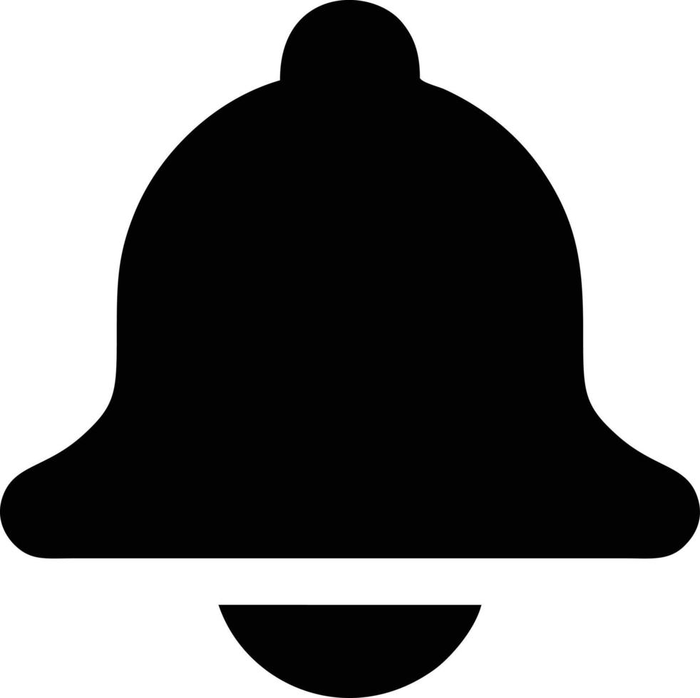 Bell notification icon symbol vector image. Illustration of the alarm alert symbol in EPS 10