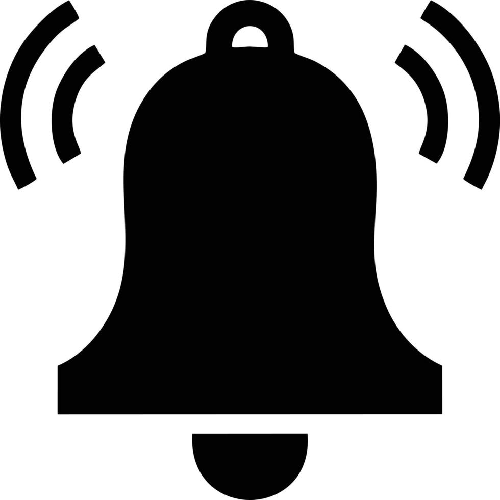 Bell notification icon symbol vector image. Illustration of the alarm alert symbol in EPS 10