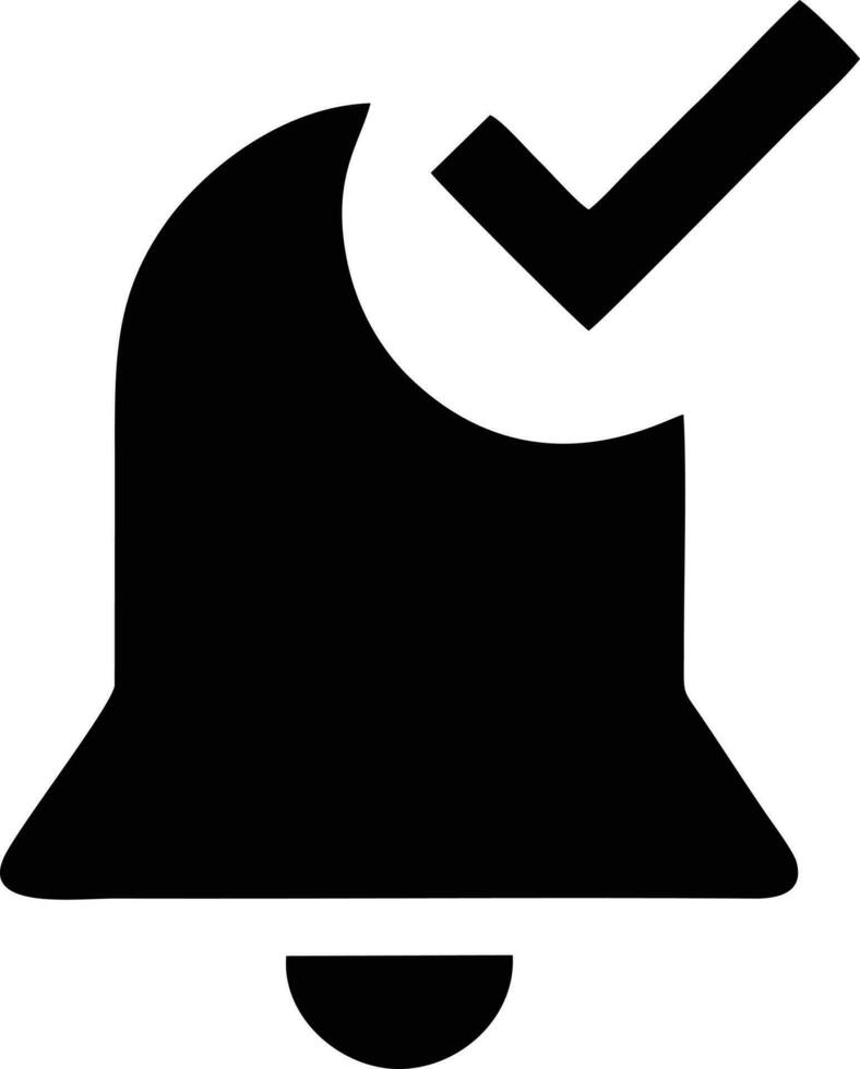 Bell notification icon symbol vector image. Illustration of the alarm alert symbol in EPS 10