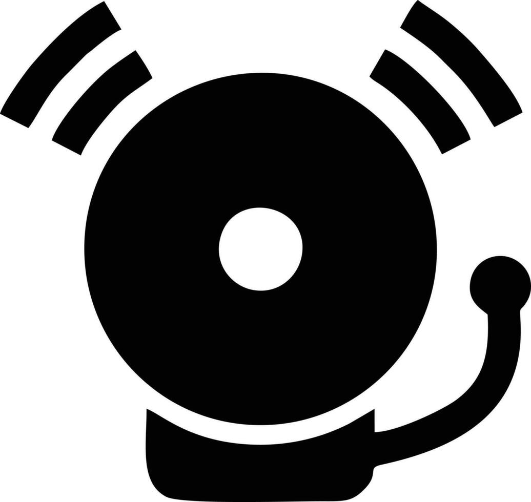 Bell notification icon symbol vector image. Illustration of the alarm alert symbol in EPS 10