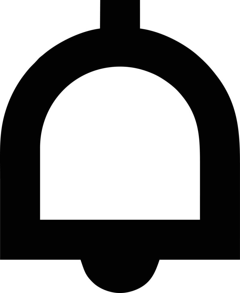 Bell notification icon symbol vector image. Illustration of the alarm alert symbol in EPS 10